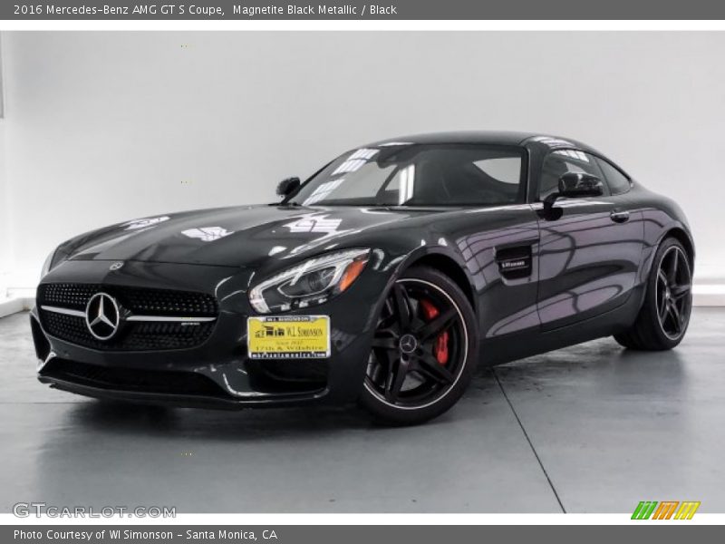 Magnetite Black Metallic / Black 2016 Mercedes-Benz AMG GT S Coupe