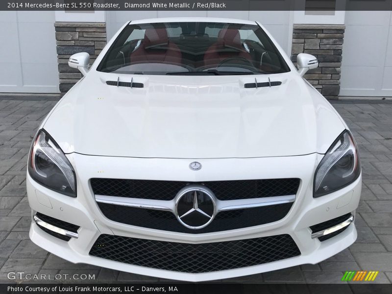 Diamond White Metallic / Red/Black 2014 Mercedes-Benz SL 550 Roadster