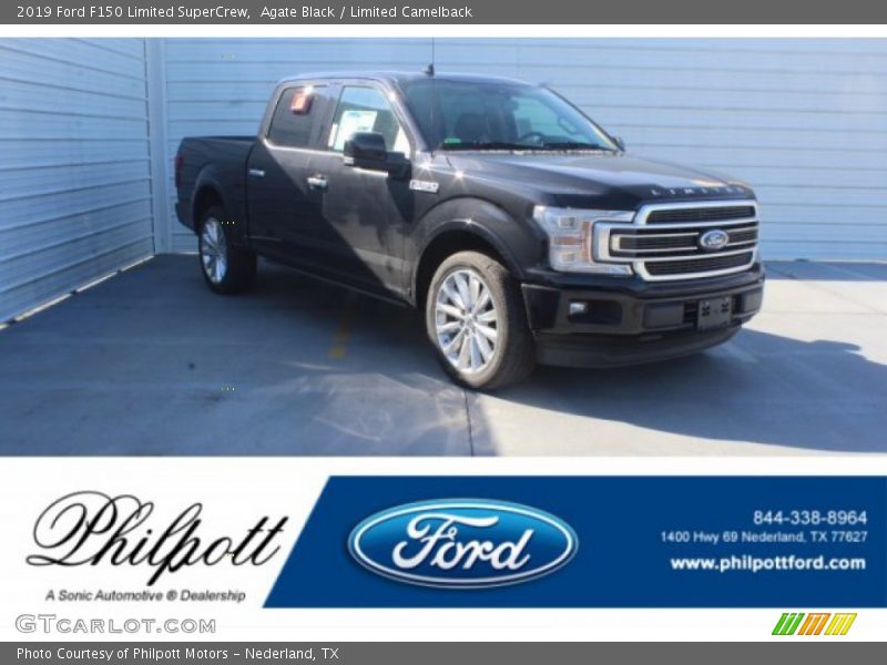 Agate Black / Limited Camelback 2019 Ford F150 Limited SuperCrew