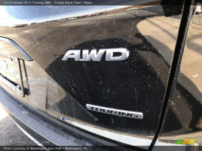 Crystal Black Pearl / Black 2019 Honda CR-V Touring AWD