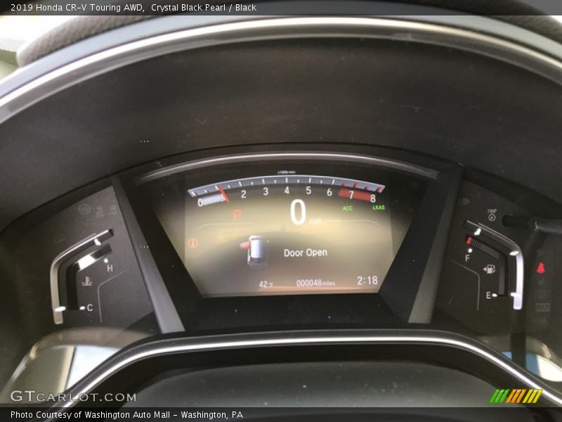 Crystal Black Pearl / Black 2019 Honda CR-V Touring AWD