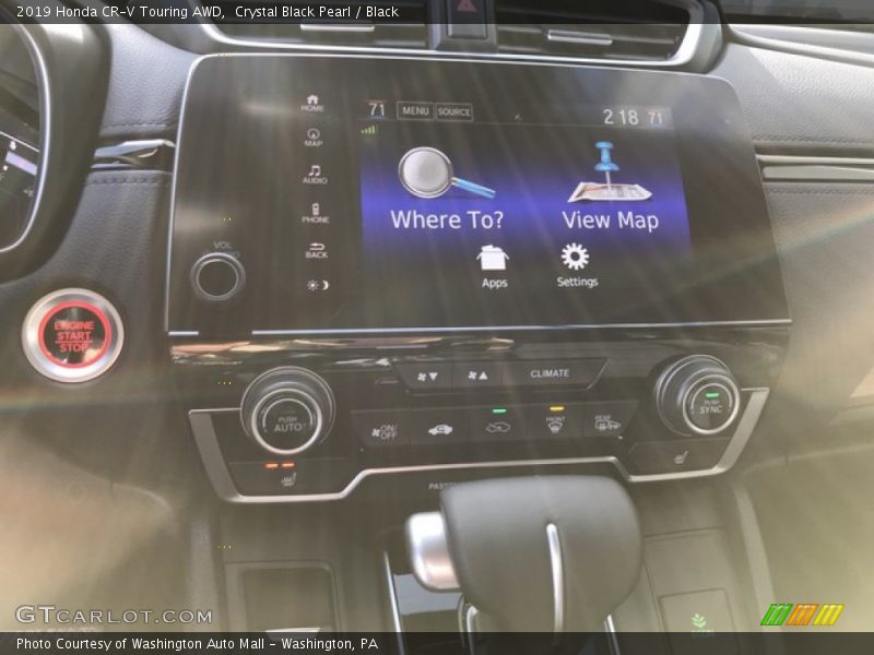 Crystal Black Pearl / Black 2019 Honda CR-V Touring AWD