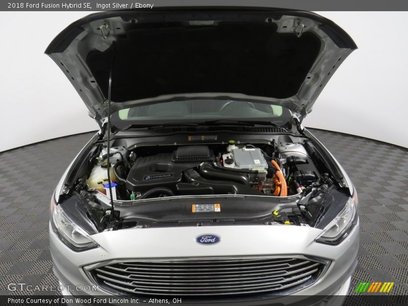 Ingot Silver / Ebony 2018 Ford Fusion Hybrid SE