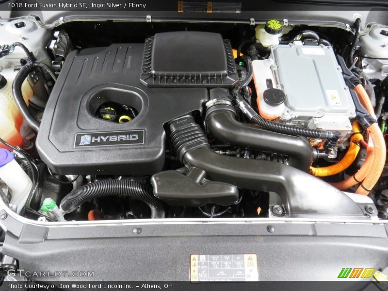 Ingot Silver / Ebony 2018 Ford Fusion Hybrid SE