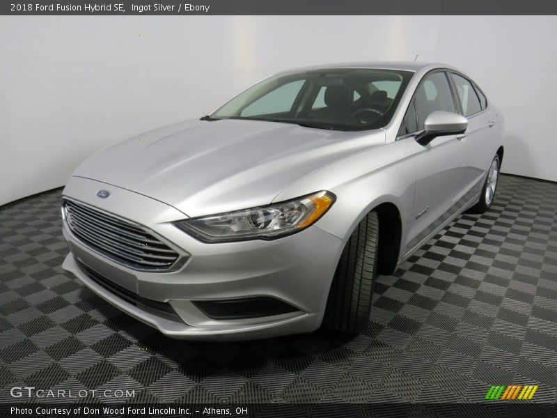 Ingot Silver / Ebony 2018 Ford Fusion Hybrid SE