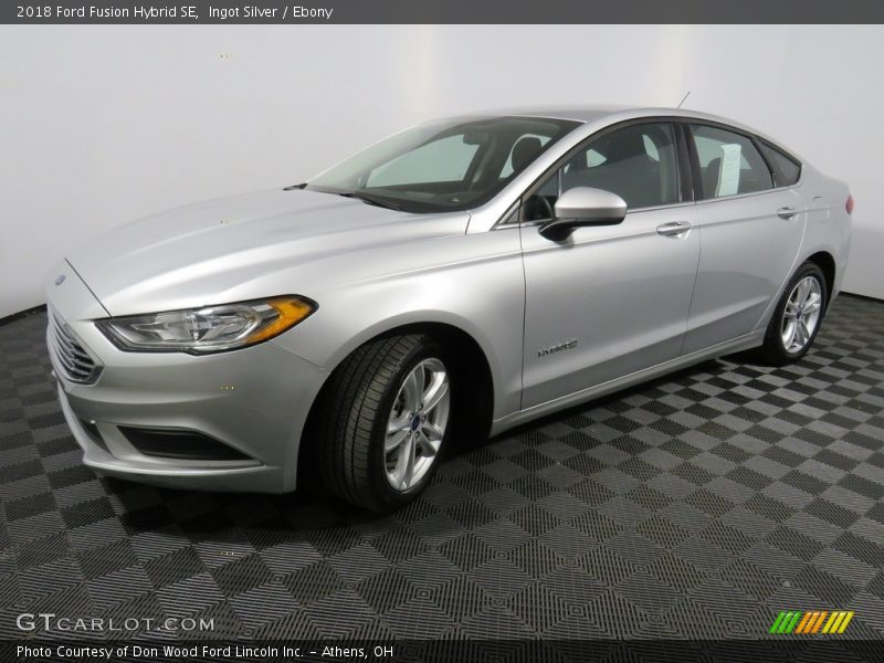 Ingot Silver / Ebony 2018 Ford Fusion Hybrid SE