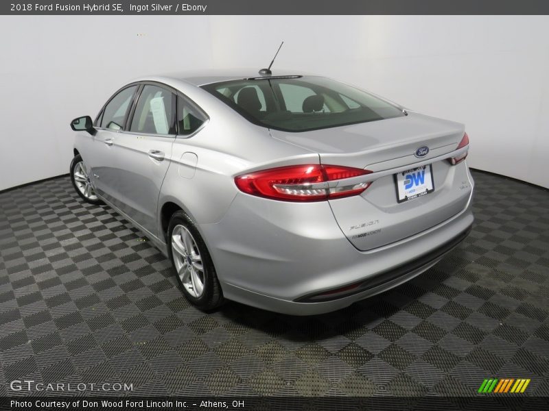 Ingot Silver / Ebony 2018 Ford Fusion Hybrid SE