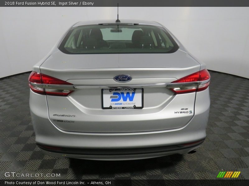 Ingot Silver / Ebony 2018 Ford Fusion Hybrid SE