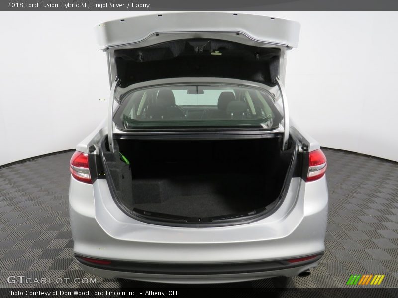 Ingot Silver / Ebony 2018 Ford Fusion Hybrid SE