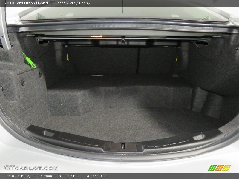 Ingot Silver / Ebony 2018 Ford Fusion Hybrid SE