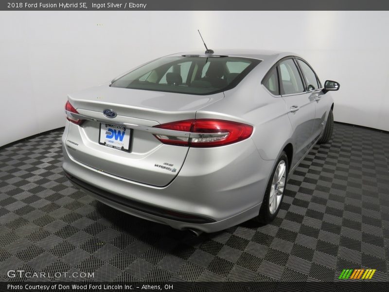 Ingot Silver / Ebony 2018 Ford Fusion Hybrid SE