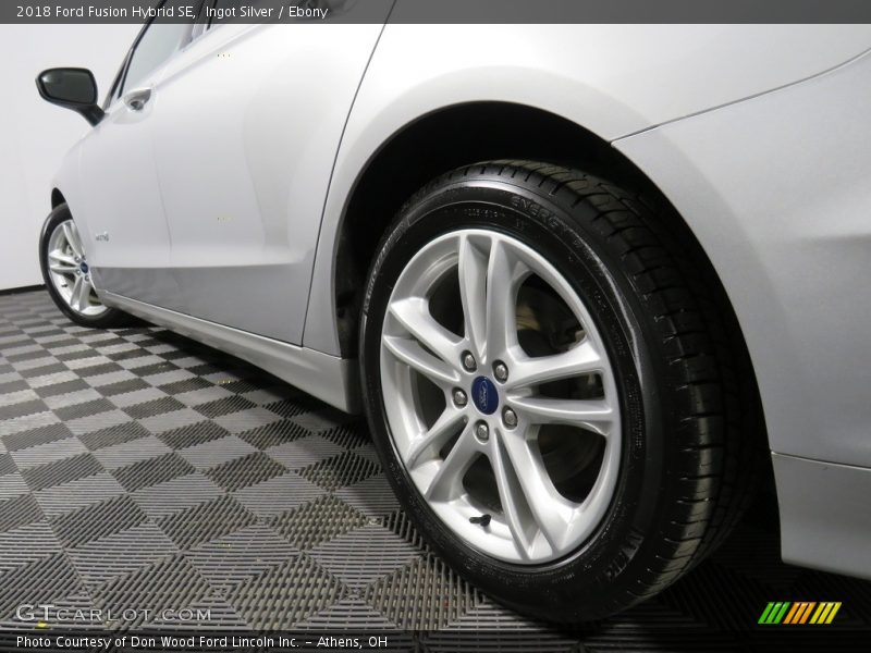 Ingot Silver / Ebony 2018 Ford Fusion Hybrid SE