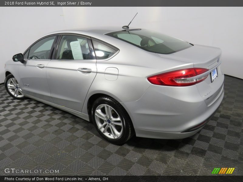Ingot Silver / Ebony 2018 Ford Fusion Hybrid SE