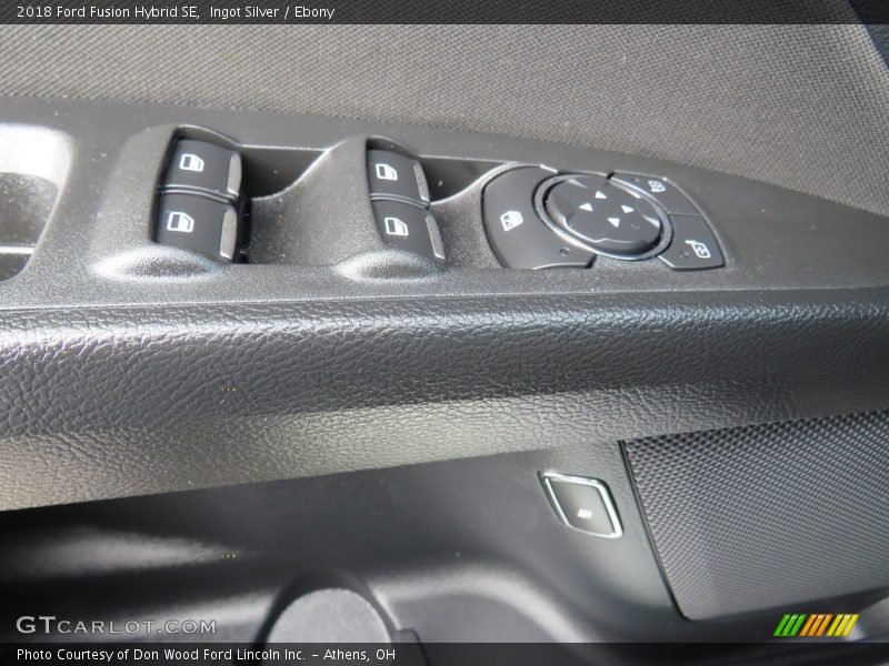 Ingot Silver / Ebony 2018 Ford Fusion Hybrid SE