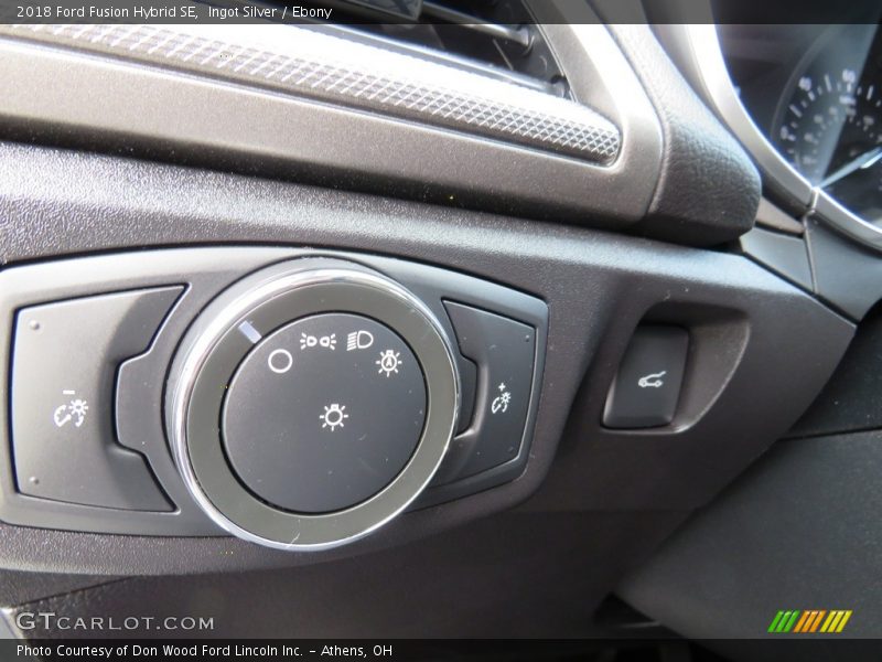 Ingot Silver / Ebony 2018 Ford Fusion Hybrid SE