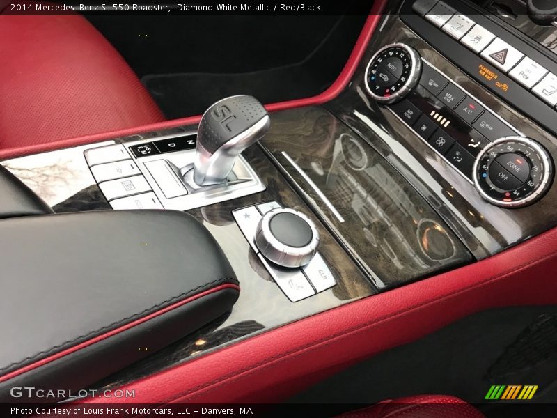 Diamond White Metallic / Red/Black 2014 Mercedes-Benz SL 550 Roadster