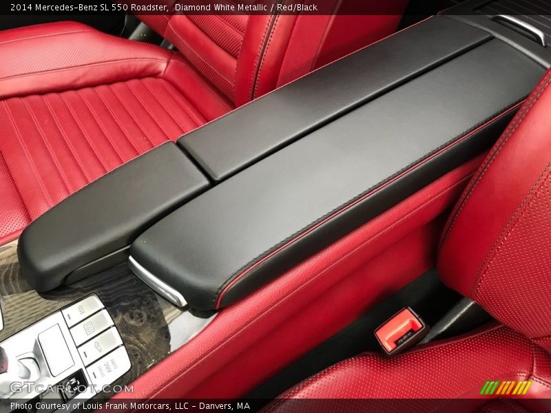 Diamond White Metallic / Red/Black 2014 Mercedes-Benz SL 550 Roadster