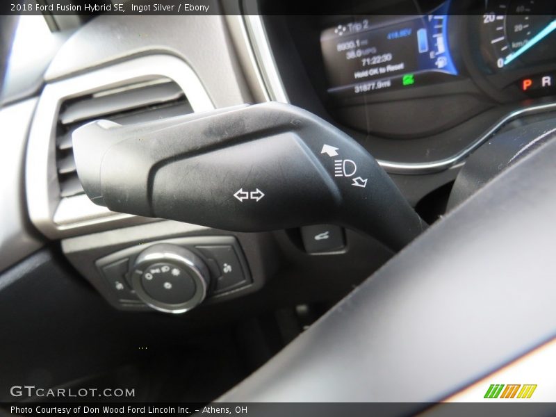Ingot Silver / Ebony 2018 Ford Fusion Hybrid SE