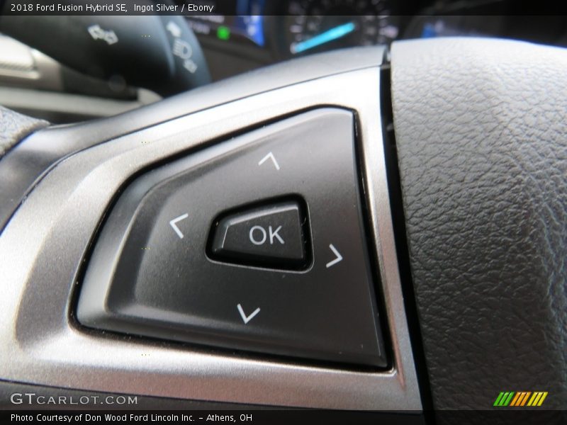 Ingot Silver / Ebony 2018 Ford Fusion Hybrid SE