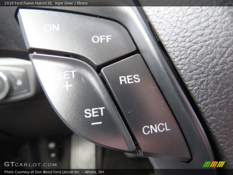 Ingot Silver / Ebony 2018 Ford Fusion Hybrid SE