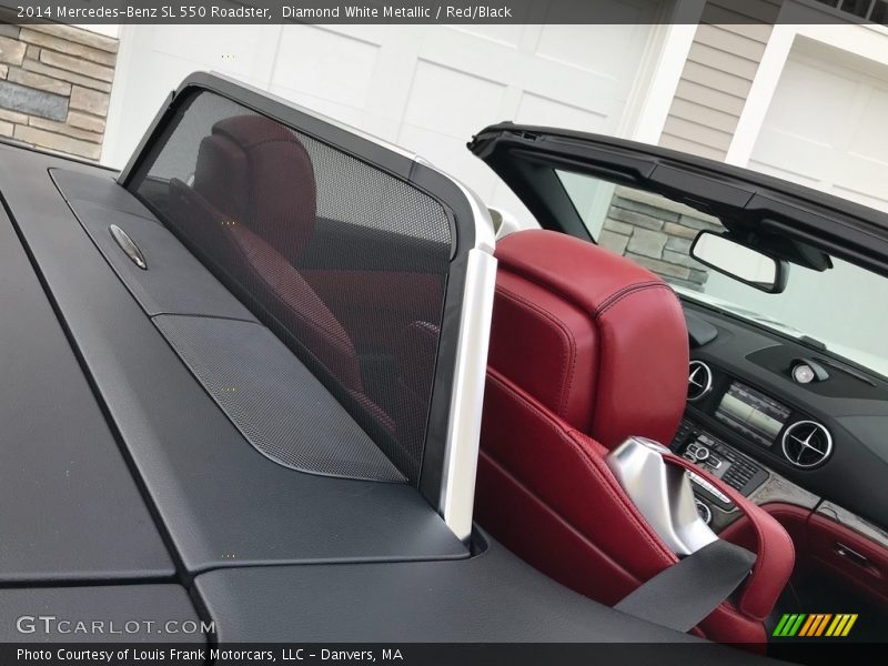 Diamond White Metallic / Red/Black 2014 Mercedes-Benz SL 550 Roadster