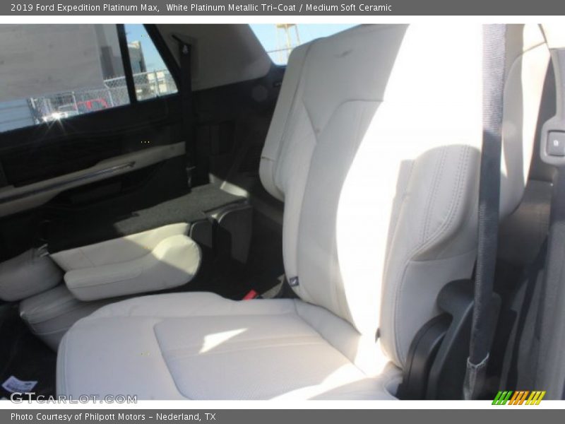 White Platinum Metallic Tri-Coat / Medium Soft Ceramic 2019 Ford Expedition Platinum Max