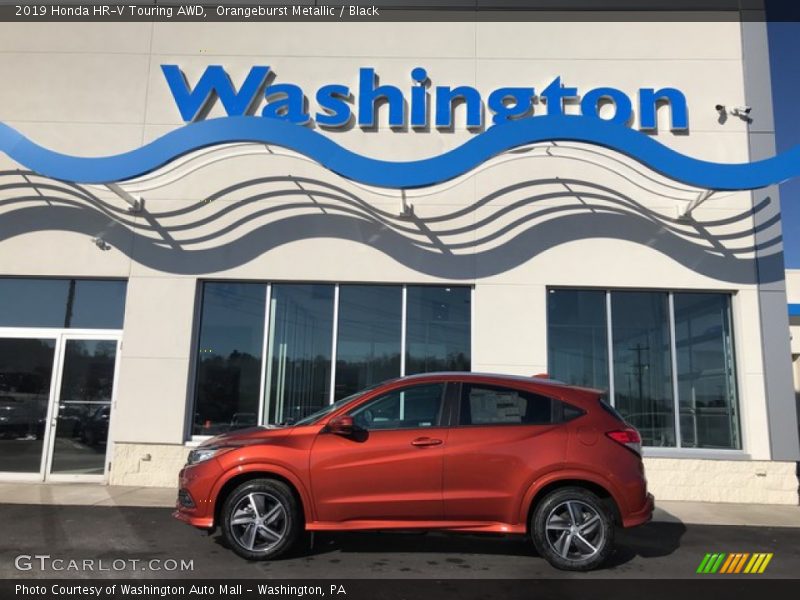 Orangeburst Metallic / Black 2019 Honda HR-V Touring AWD