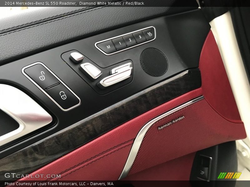 Diamond White Metallic / Red/Black 2014 Mercedes-Benz SL 550 Roadster
