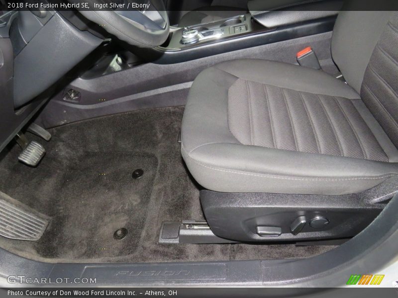 Ingot Silver / Ebony 2018 Ford Fusion Hybrid SE