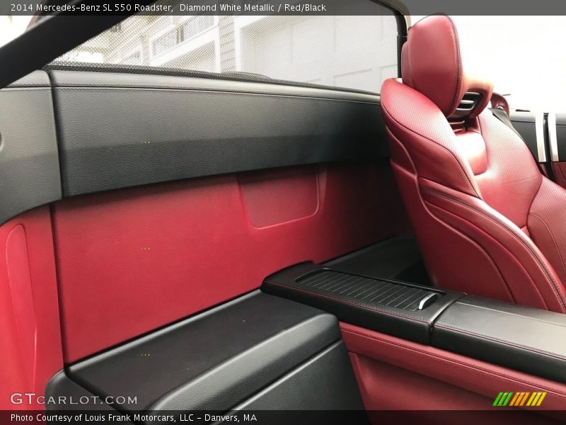 Diamond White Metallic / Red/Black 2014 Mercedes-Benz SL 550 Roadster