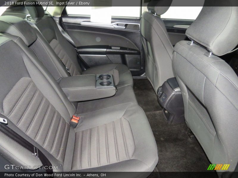 Ingot Silver / Ebony 2018 Ford Fusion Hybrid SE