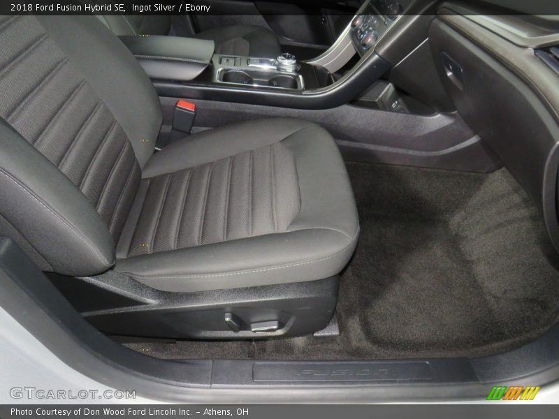 Ingot Silver / Ebony 2018 Ford Fusion Hybrid SE