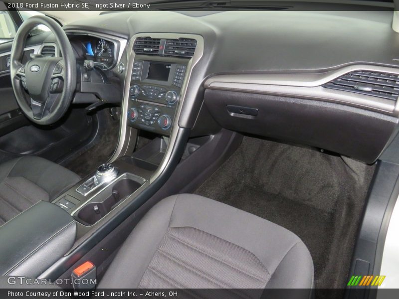 Ingot Silver / Ebony 2018 Ford Fusion Hybrid SE