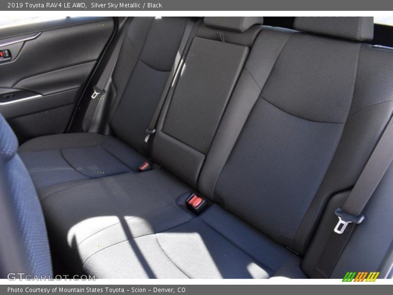 Silver Sky Metallic / Black 2019 Toyota RAV4 LE AWD