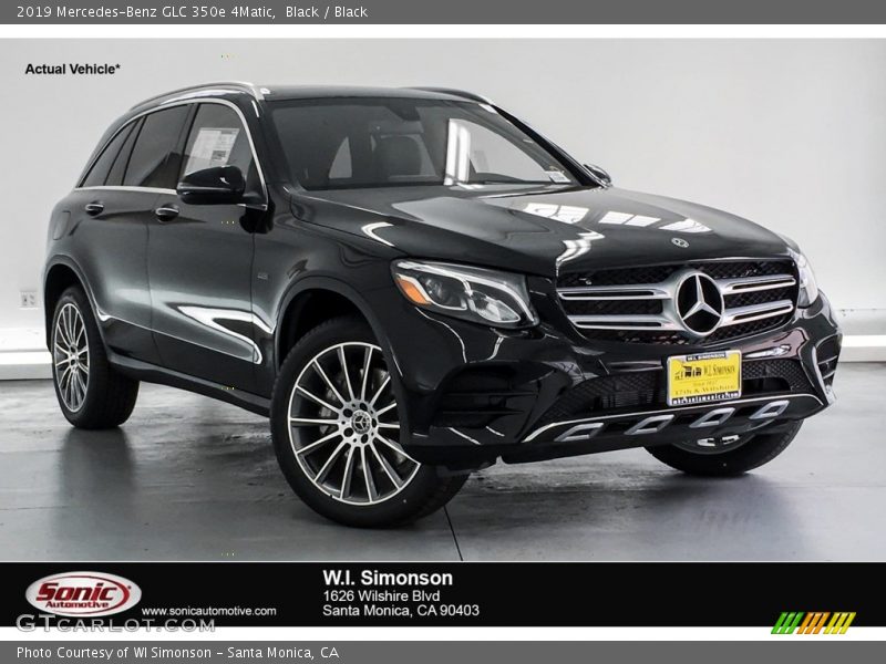 Black / Black 2019 Mercedes-Benz GLC 350e 4Matic