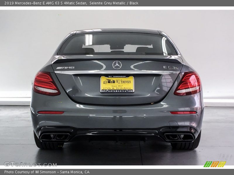 Selenite Grey Metallic / Black 2019 Mercedes-Benz E AMG 63 S 4Matic Sedan