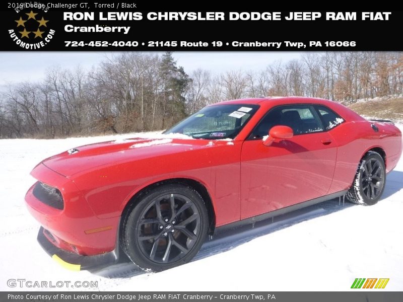Torred / Black 2019 Dodge Challenger GT