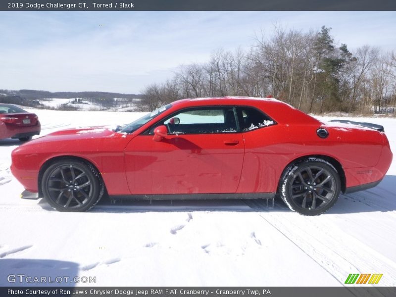 Torred / Black 2019 Dodge Challenger GT