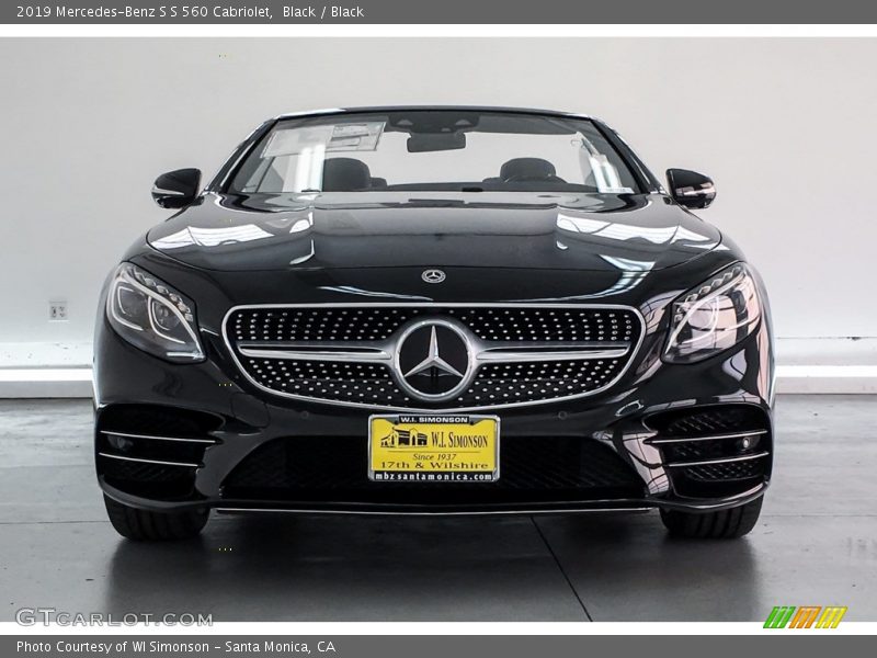 Black / Black 2019 Mercedes-Benz S S 560 Cabriolet