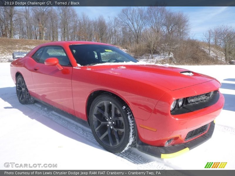 Torred / Black 2019 Dodge Challenger GT
