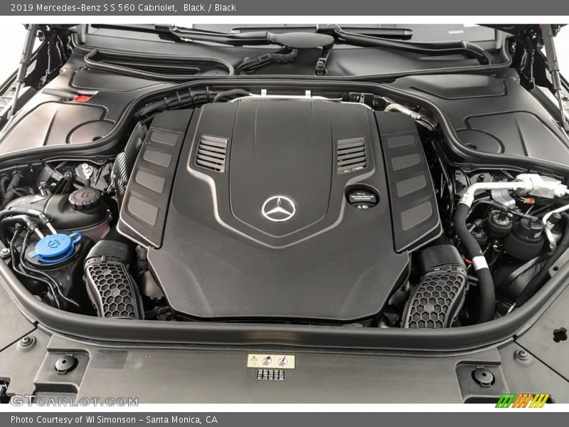 Black / Black 2019 Mercedes-Benz S S 560 Cabriolet