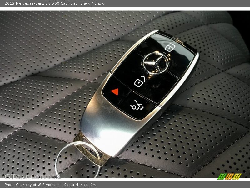 Black / Black 2019 Mercedes-Benz S S 560 Cabriolet
