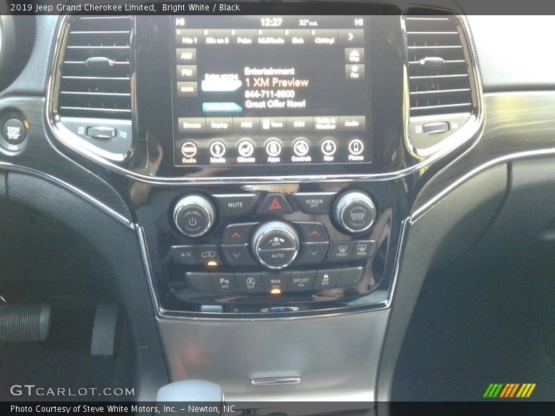 Bright White / Black 2019 Jeep Grand Cherokee Limited