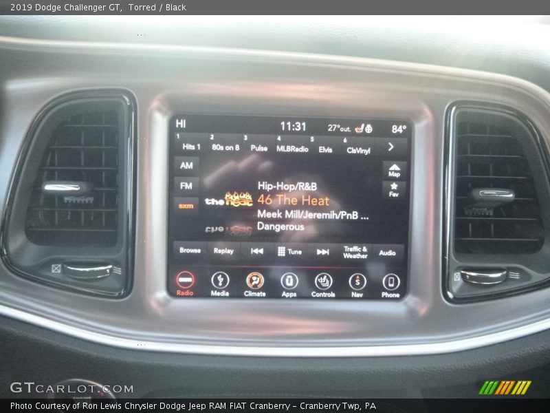 Torred / Black 2019 Dodge Challenger GT