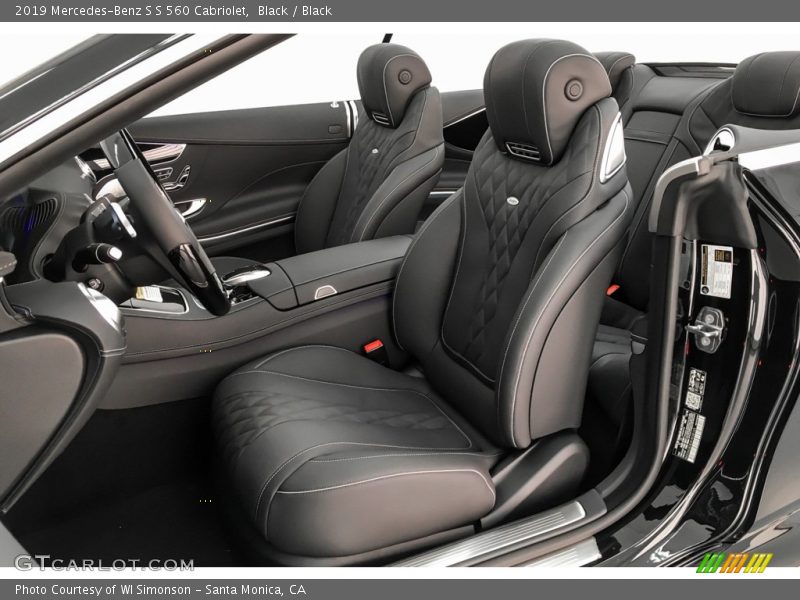 Black / Black 2019 Mercedes-Benz S S 560 Cabriolet