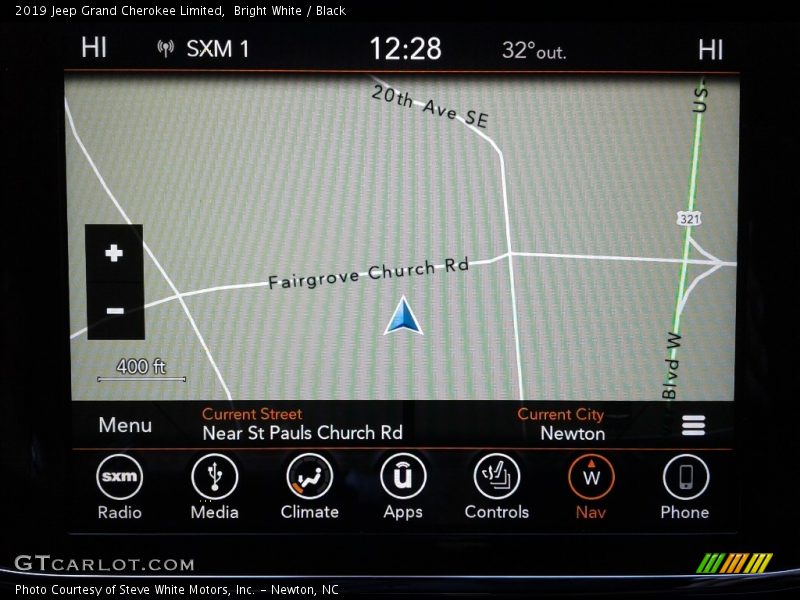 Bright White / Black 2019 Jeep Grand Cherokee Limited