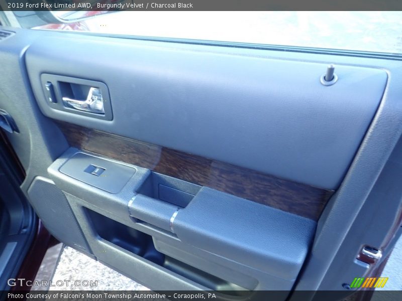 Burgundy Velvet / Charcoal Black 2019 Ford Flex Limited AWD