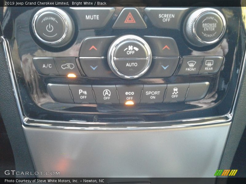 Bright White / Black 2019 Jeep Grand Cherokee Limited