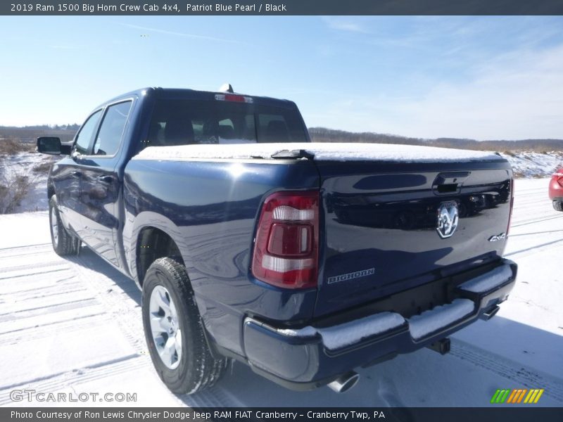 Patriot Blue Pearl / Black 2019 Ram 1500 Big Horn Crew Cab 4x4