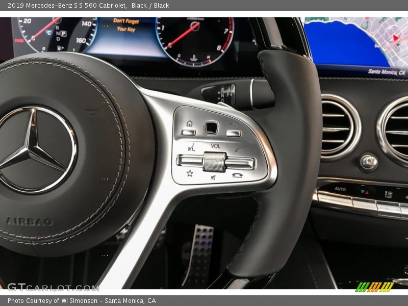 Black / Black 2019 Mercedes-Benz S S 560 Cabriolet